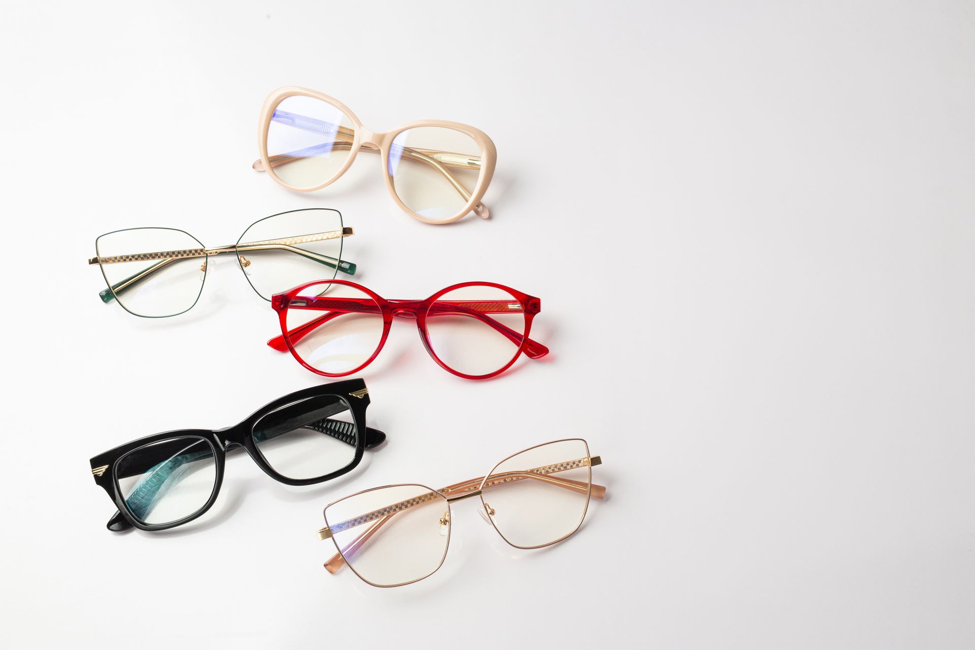 Plusieurs lunettes de vue