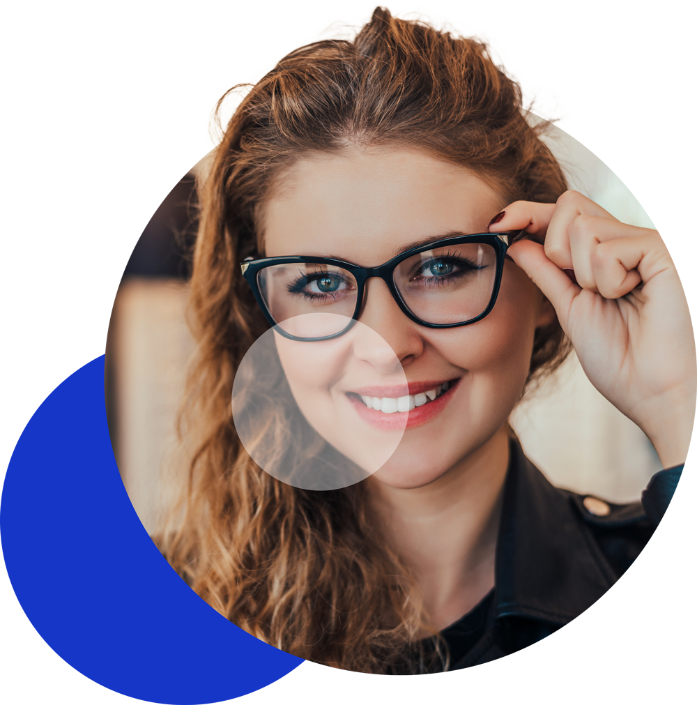 Femme dans le logo de l'entreprise