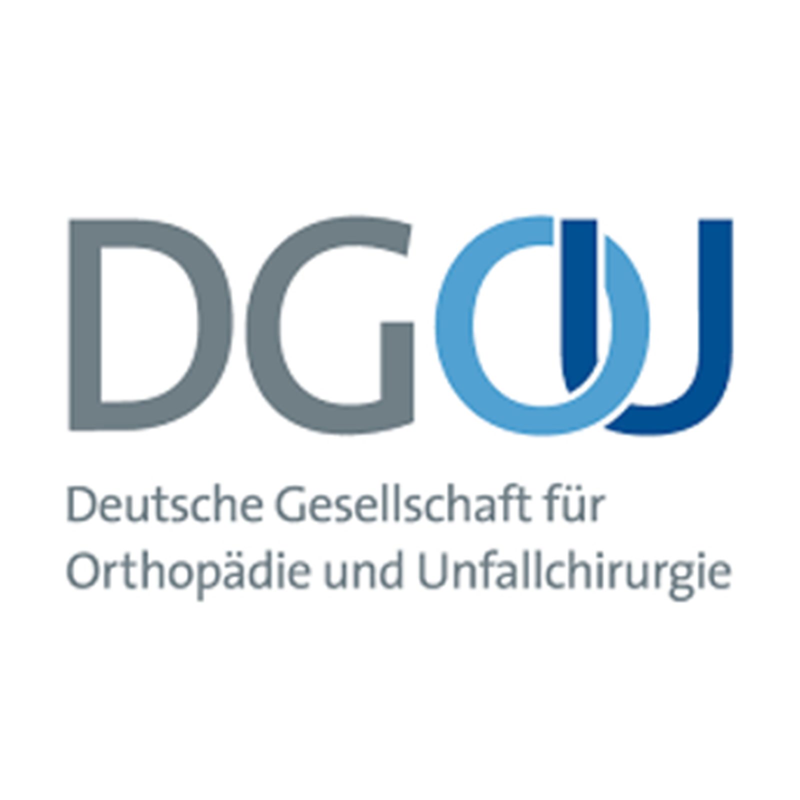 A logo for deutsche gesellschaft fur orthopädie und unfallchirurgie