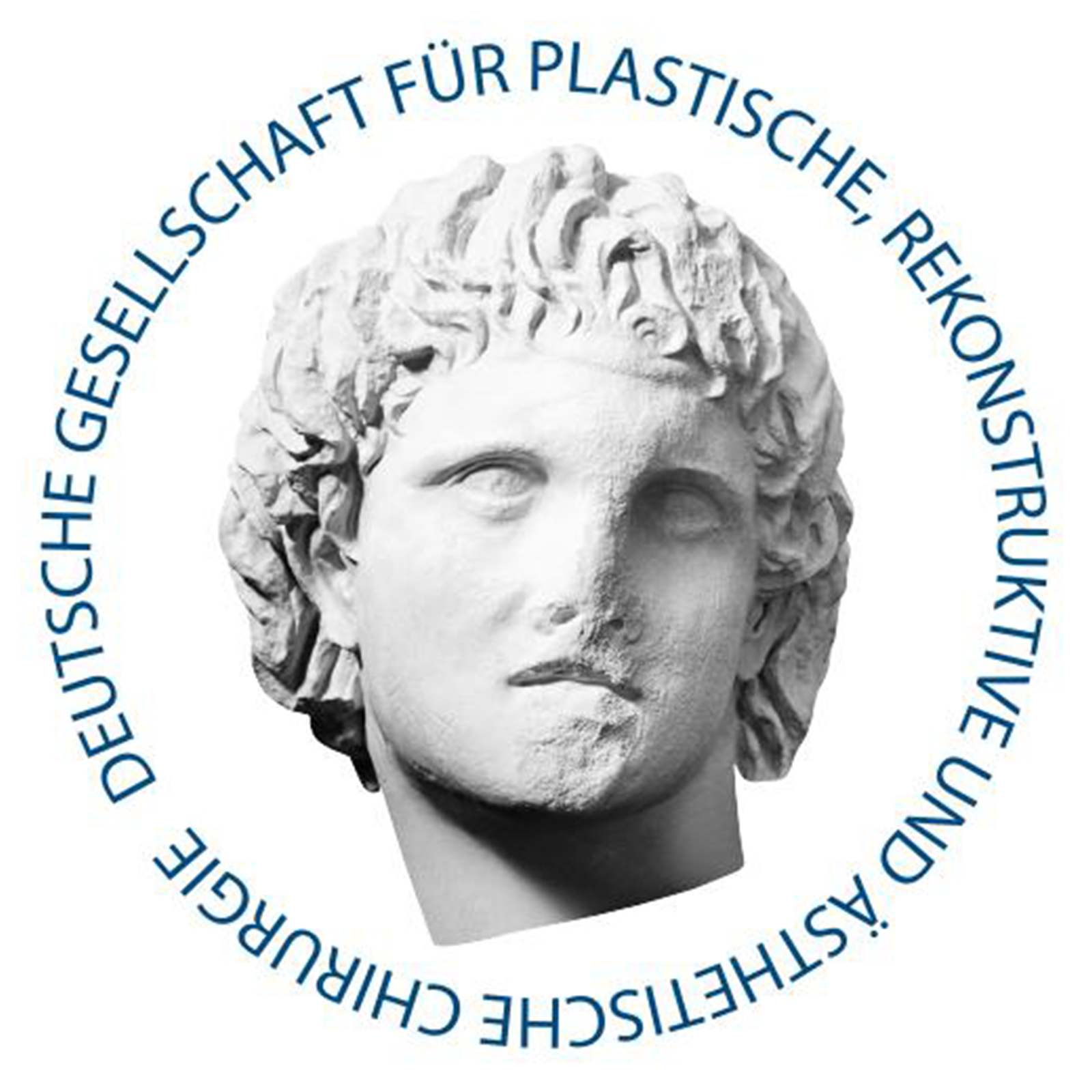 A logo for deutsche gesellschaft fur plastische rekonstruktion and ästhetische chirurgie