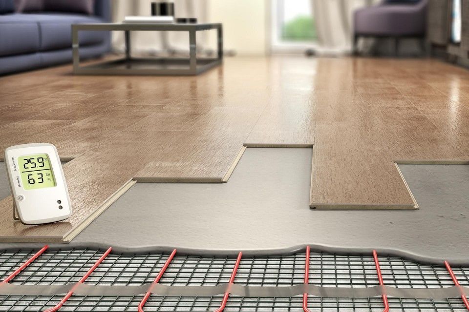 Fußbodenheizung