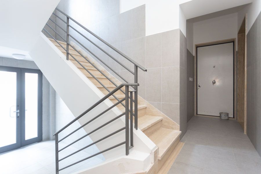 Cage d'escalier d'une copropriété