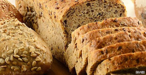 Produits diététiques, pain aux céréales conseillé par Mme Daveux, diététicienne