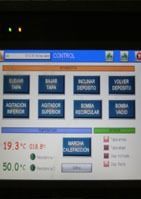 Una pantalla de computadora con un montón de botones en ella.