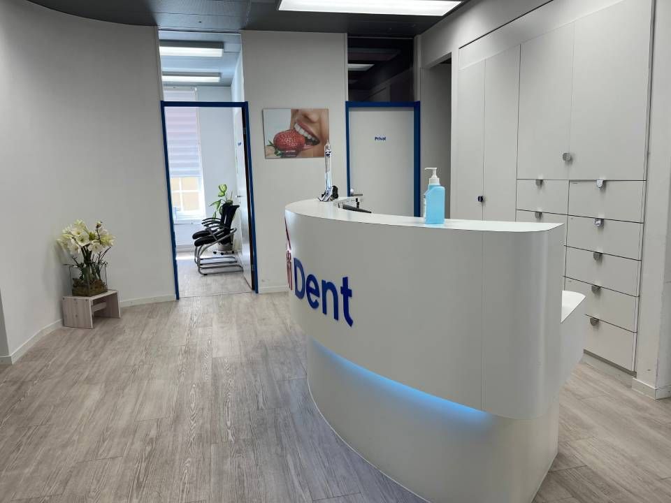 Empfangsbereich bei Winti Dent