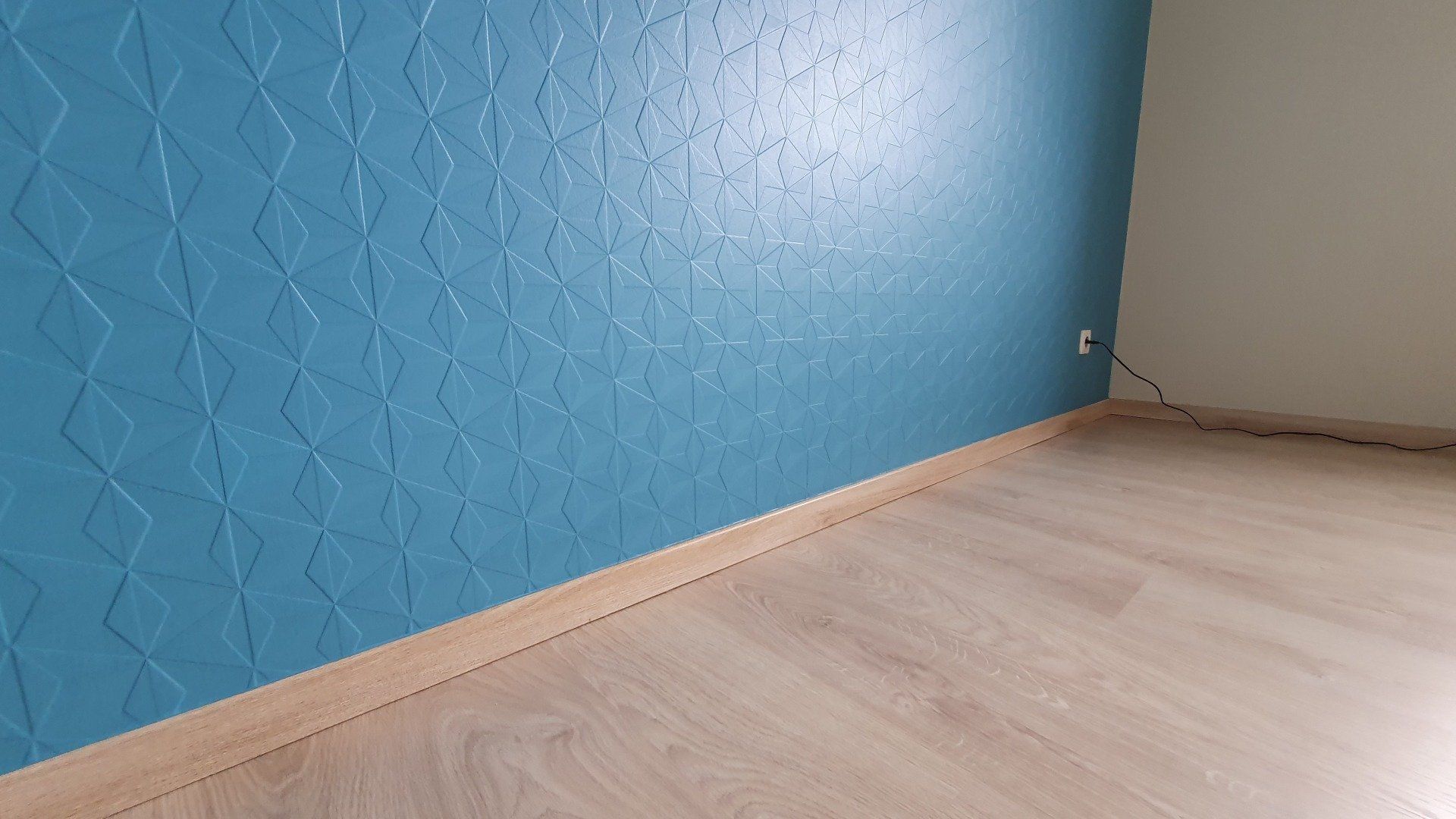 Pose de revêtement de mur