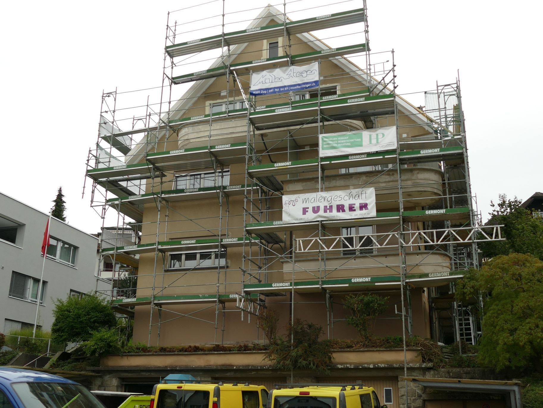 Baustelle Malarbeiten - Malergeschäft Fuhrer