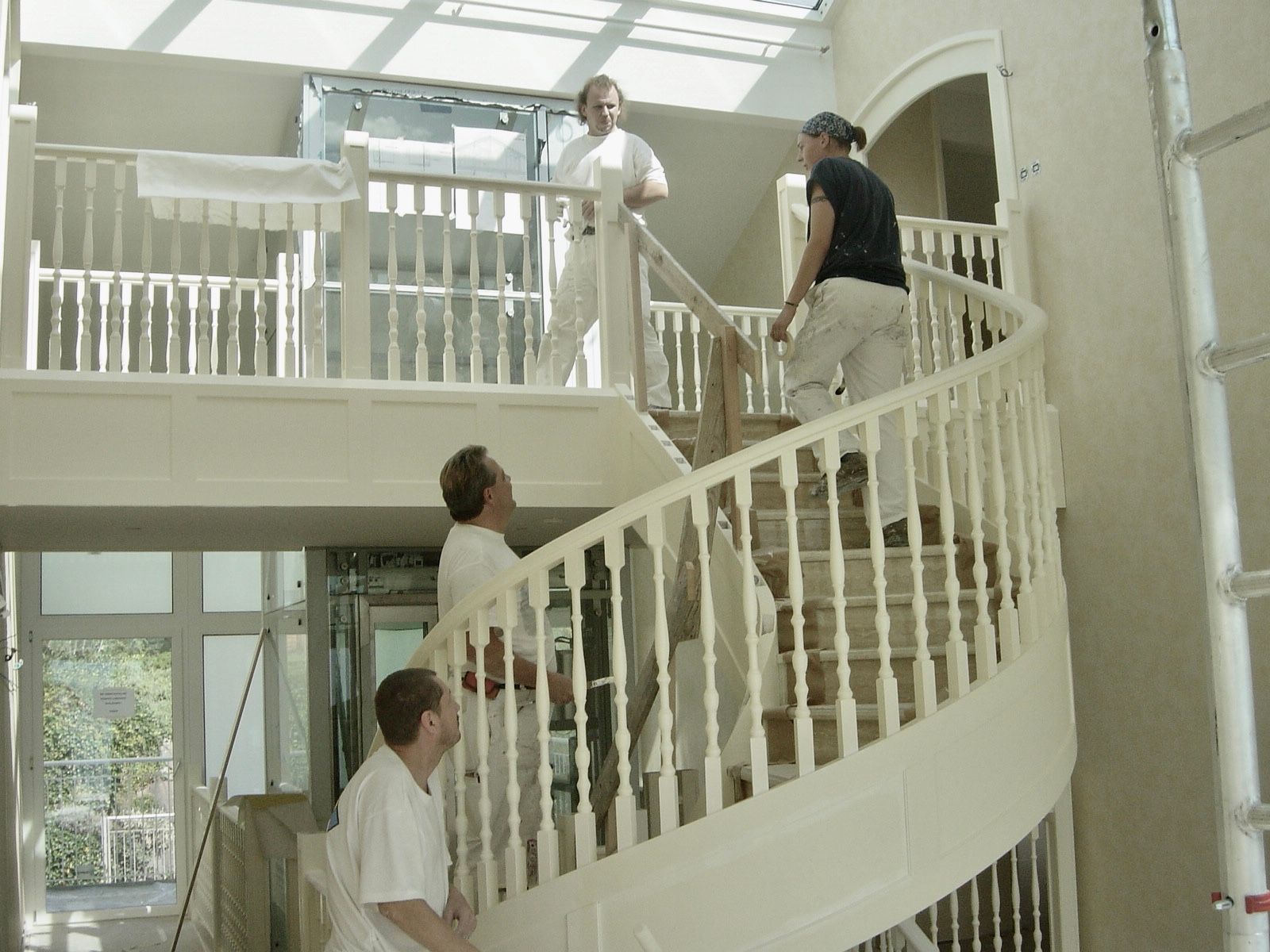 Malerarbeiten Wendetreppe - Malergeschäft Fuhrer