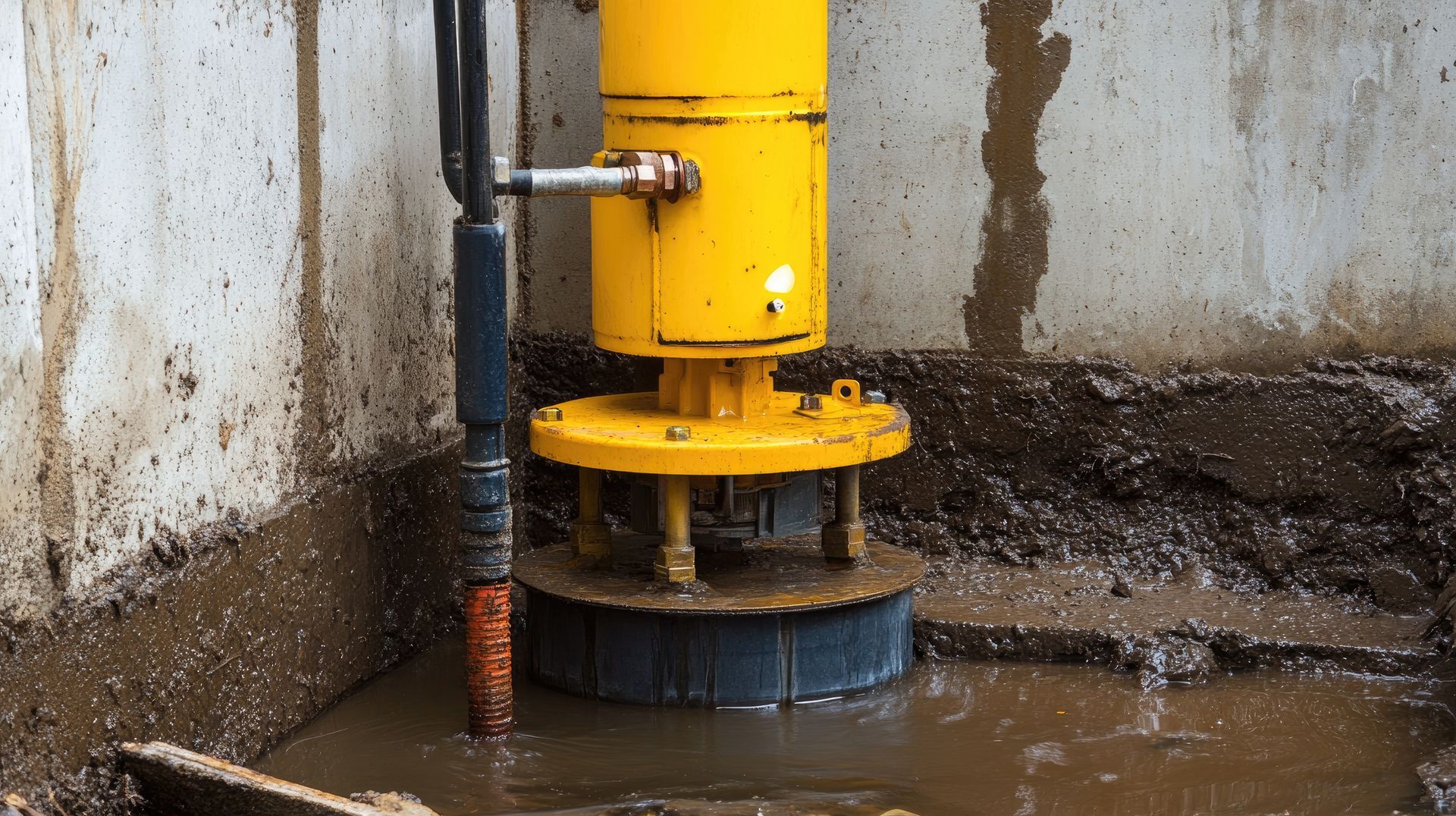 Pompe de relevage jaune