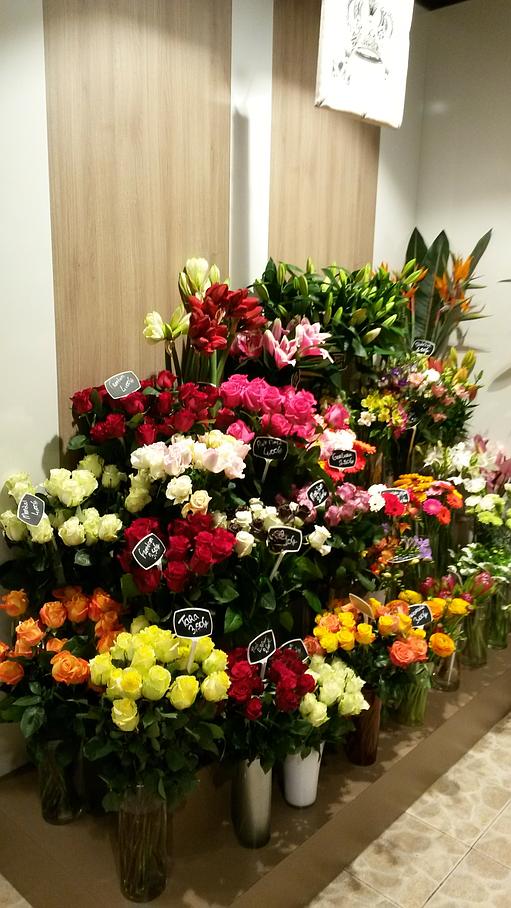 Bouquets colorés