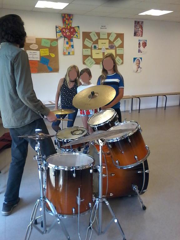 initiation batterie école Saint Augustin Crémieu