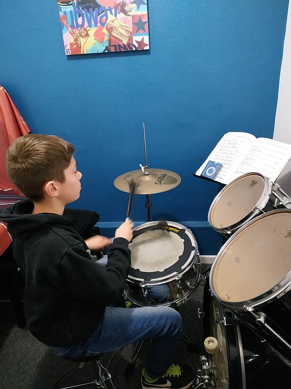 Cours de batterie enfant