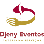 a logo for a catering company with a fork and spoon .