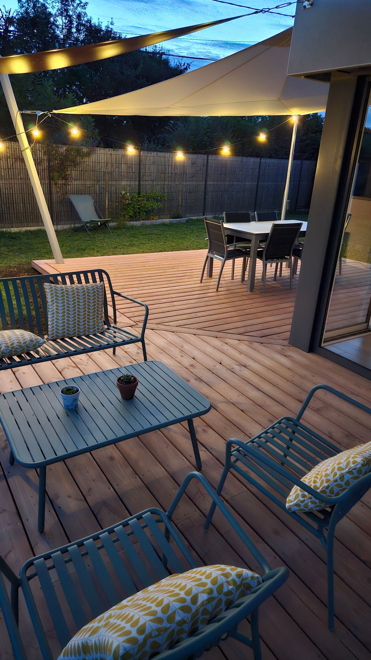 Aménagement d'une terrasse végétalisée