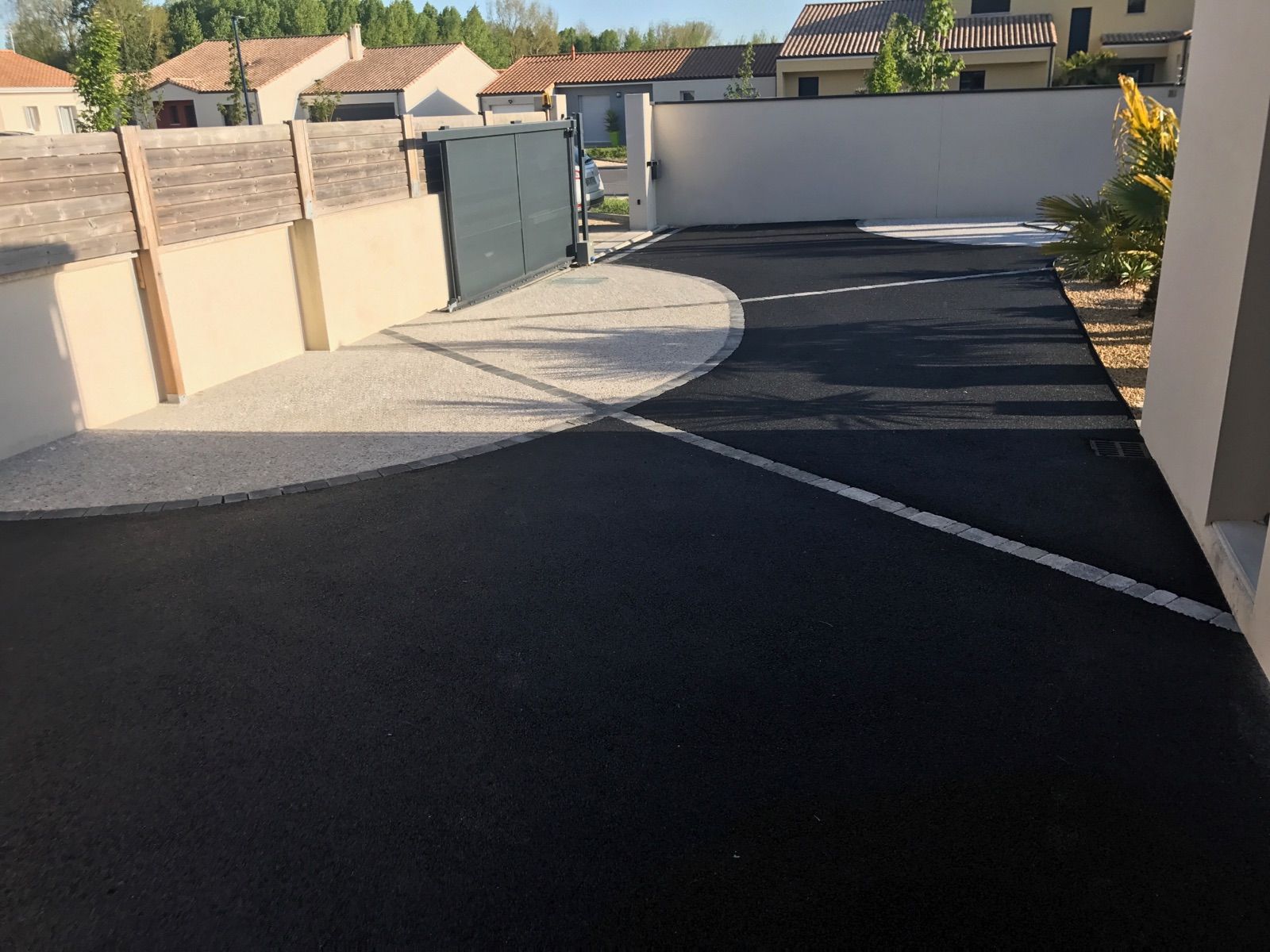 Pose de portail domotisé