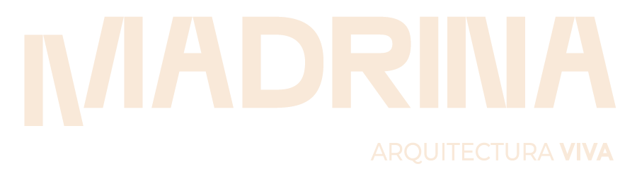 Logotipo "MADRINA HOMES" en letras marrón claro sobre fondo blanco.