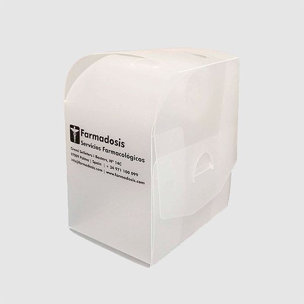 Boîte distributrice blanche