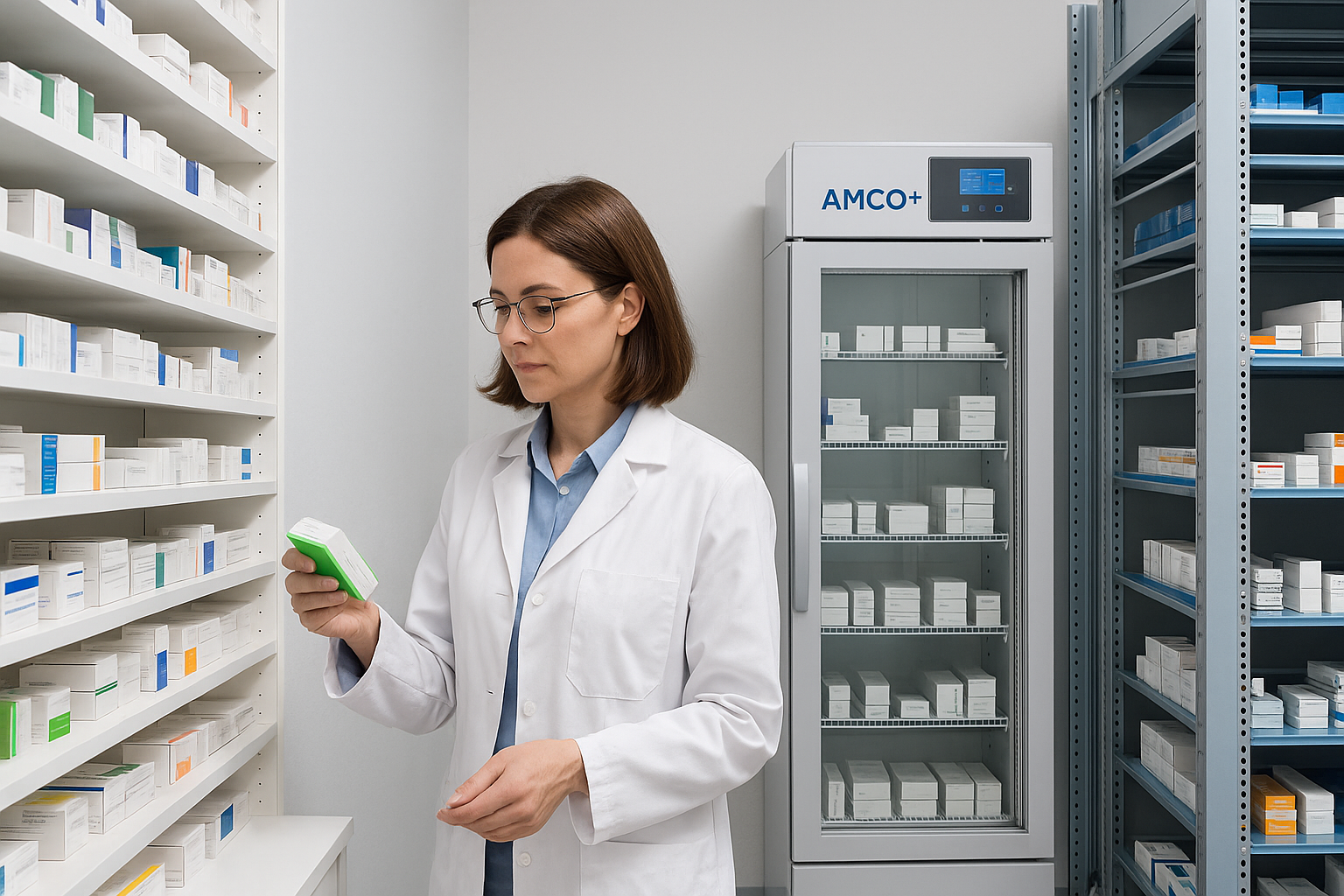 Rangement de médicaments dans un tiroir