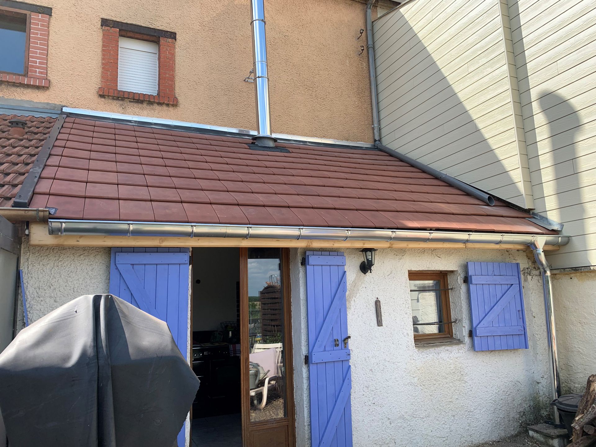 Travaux de l'avancée terminé