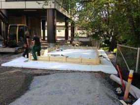 Maanrakennustöitä.