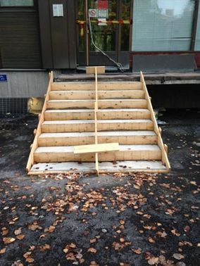  Rappusten rakennusta.