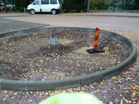 Maanrakennustöitä.