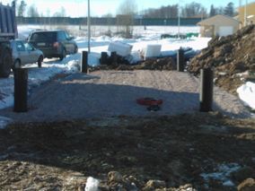 Maanrakennustöitä.