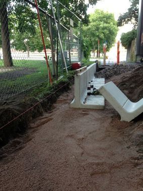 Maanrakennustöitä.