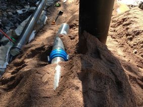 Maanrakennustöitä.