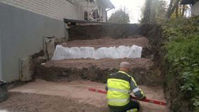 Maanrakennustöitä.