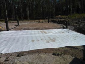 Maanrakennustöitä.