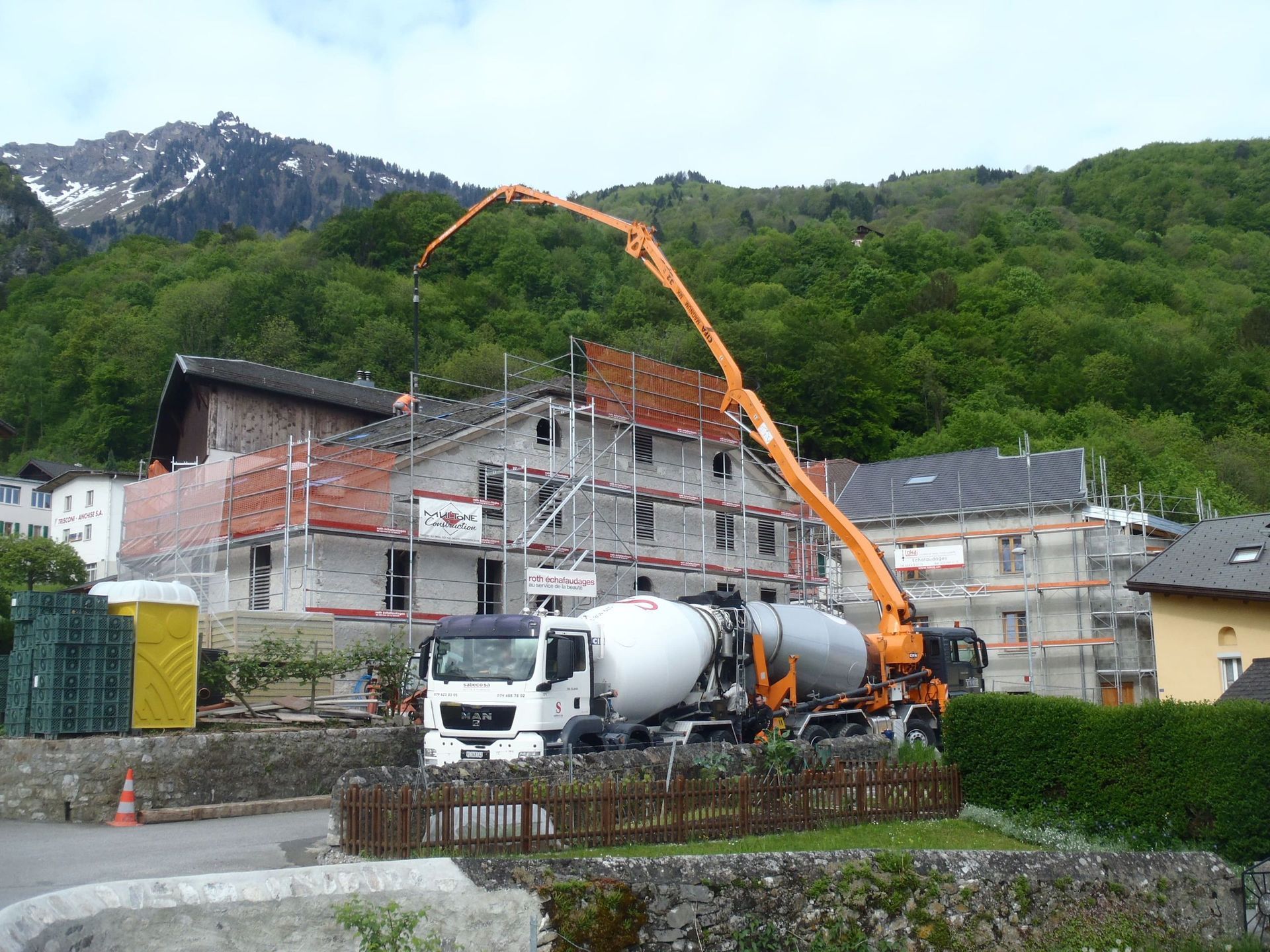 Travaux de bétonnage - Bâtiment