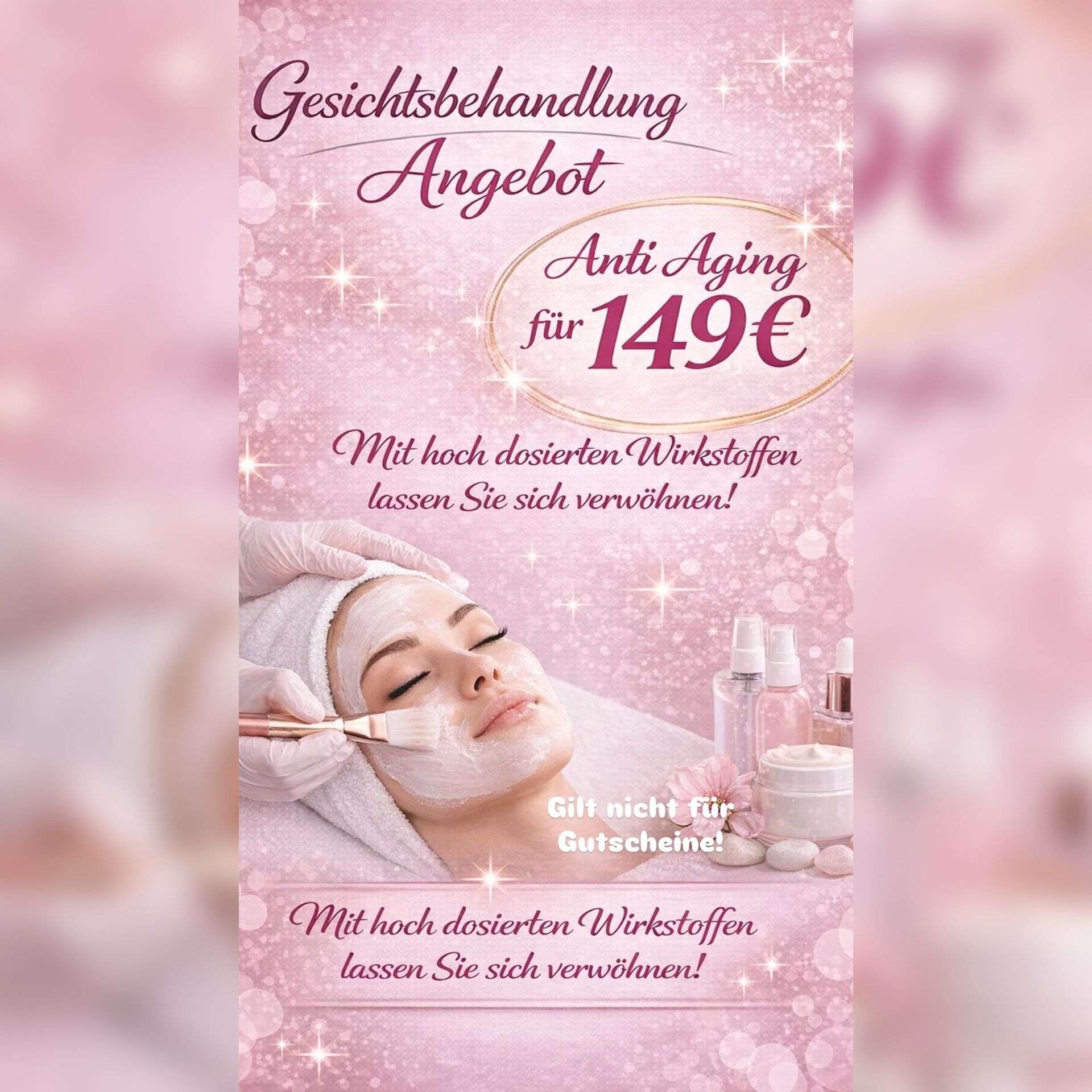 Gesichtsbehandlung Angebot BEAUTY LOUNGE