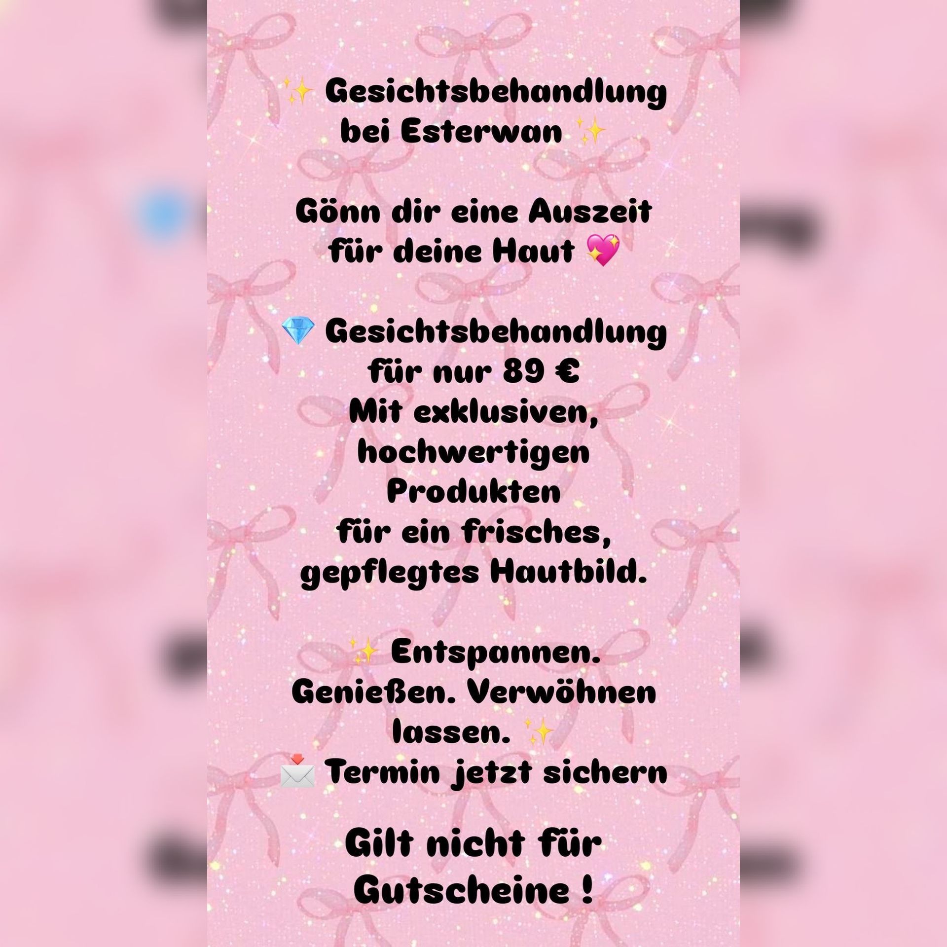 Gesichtsbehandlung BEAUTY LOUNGE