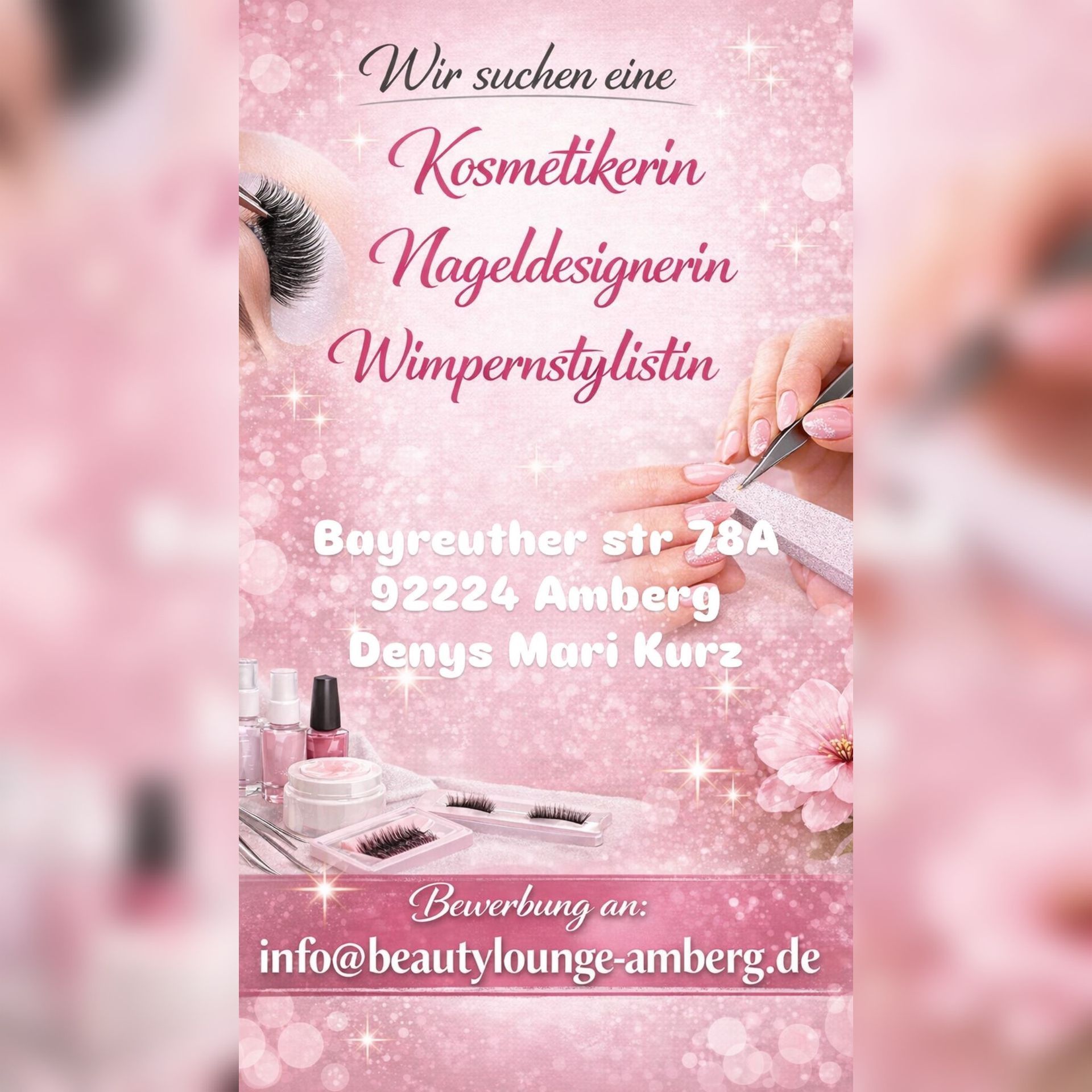 Wir suchen Kosmetikerin BEAUTY LOUNGE