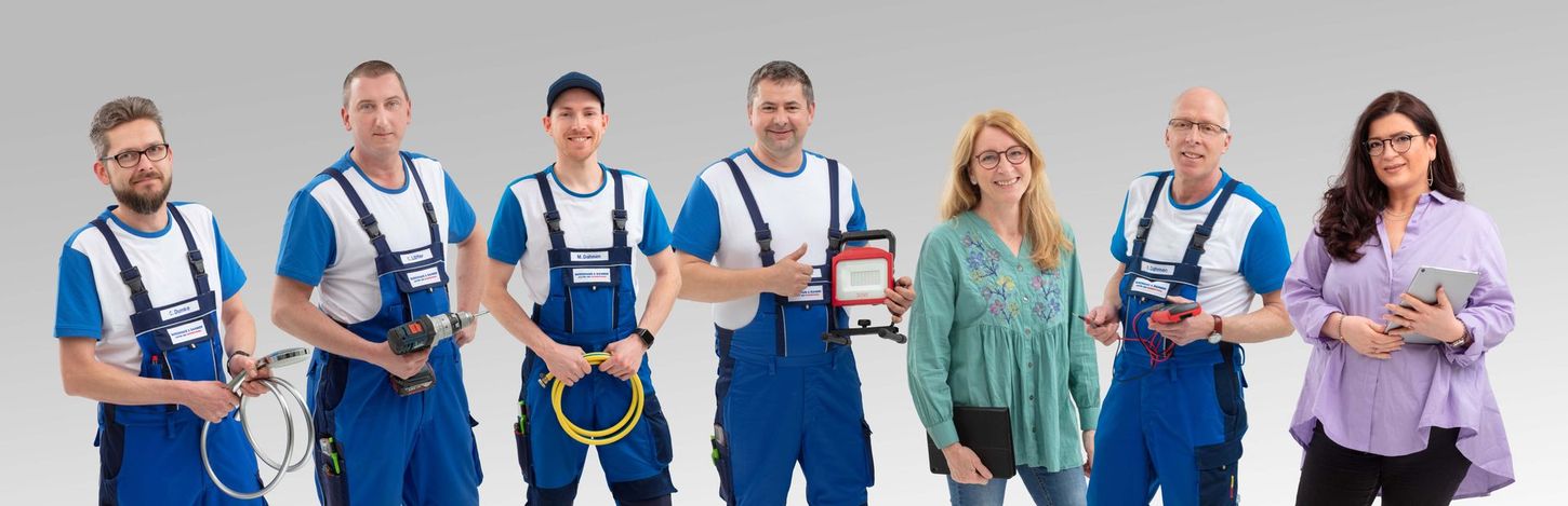 Gruppenfoto des Teams | Sanitär- und Heizungstechnik Buschhaus und Dahmen GmbH | Moers