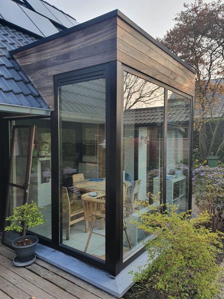 Houten veranda