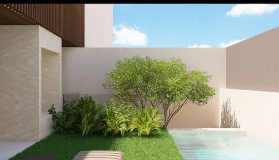 Jardín de la casa proyectada