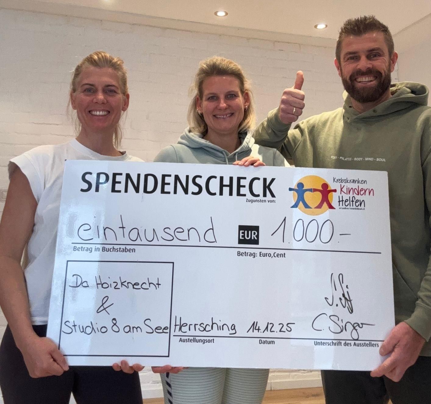 Spendenscheck Da Hoizknecht Spendenscheck Da Hoizknecht