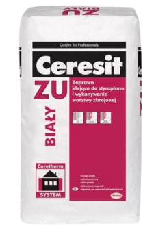 Sac blanc de mortier Ceresit ZU.