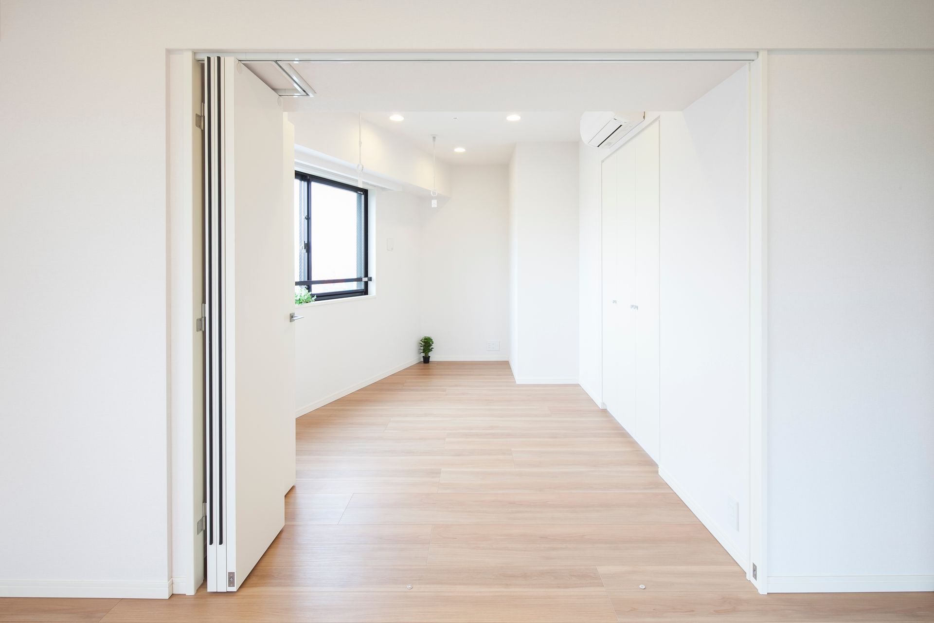 Pièce avec dressing intégré