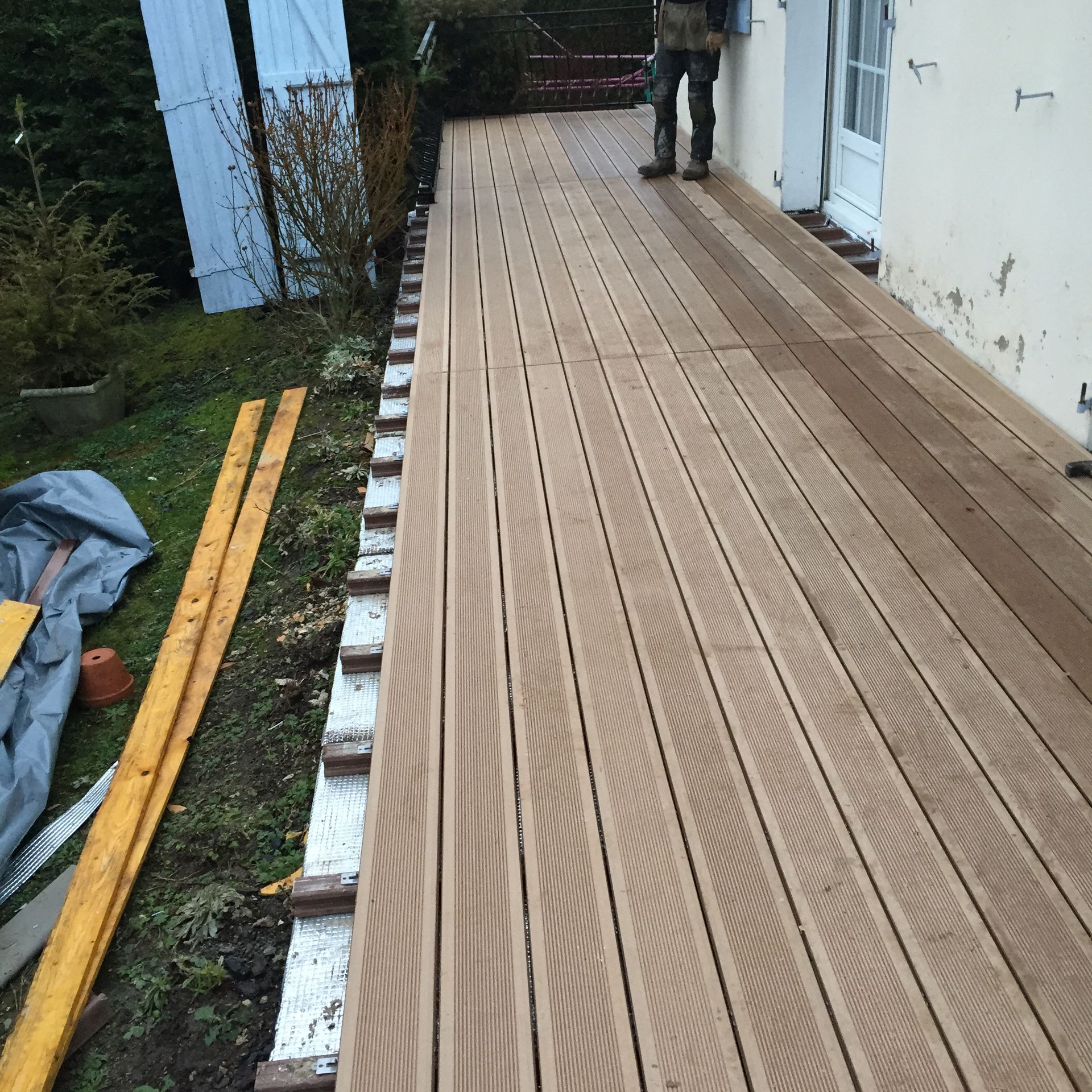 Création d'une terrasse en bois