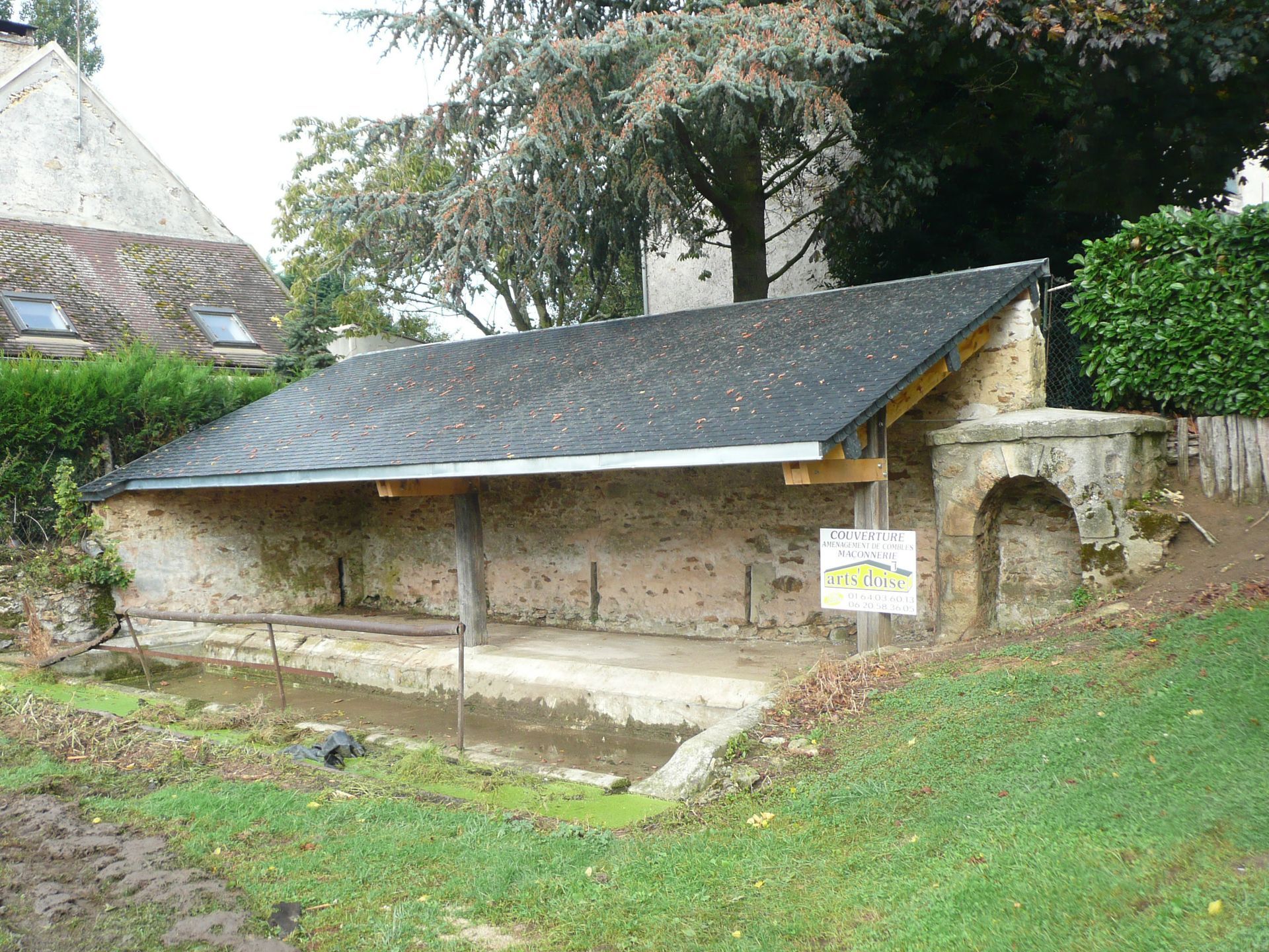 Toiture pour lavoir