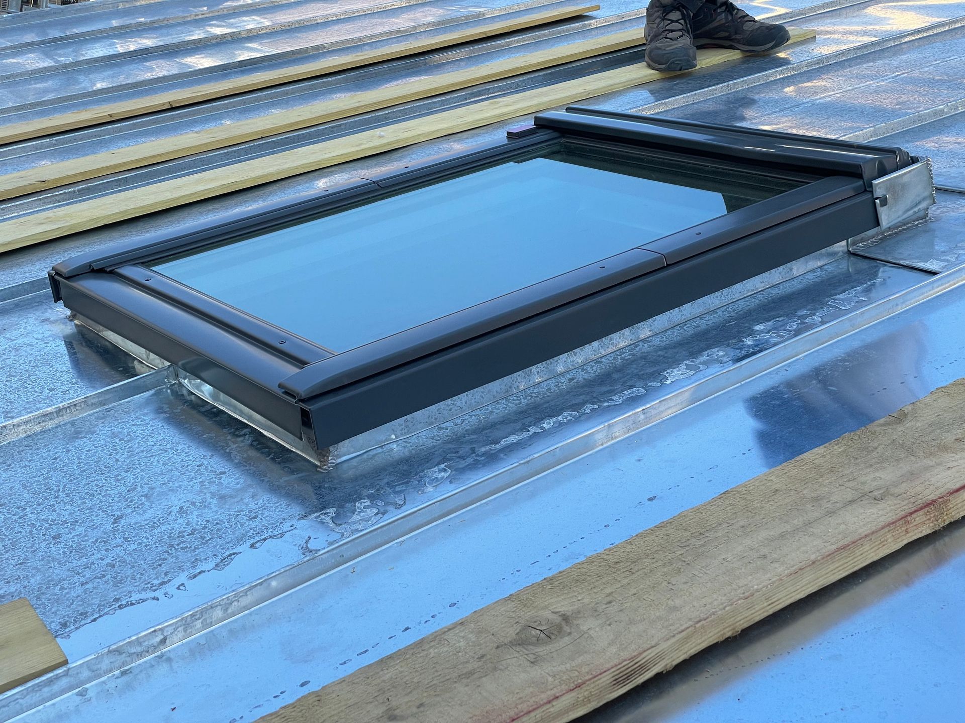 Pose d'une fenêtre de toit