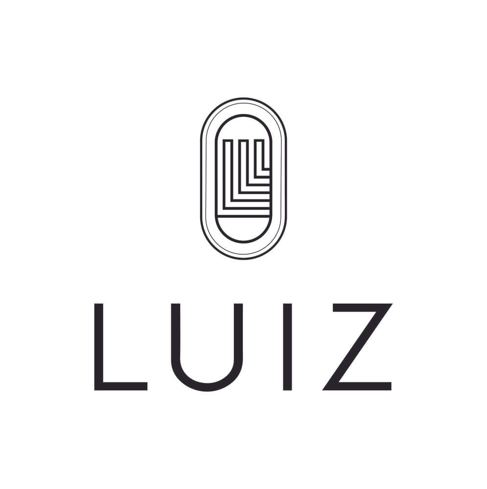 Ein schwarz-weißes Logo für ein Unternehmen namens Luiz.