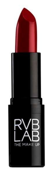 Un lápiz labial rojo de rvb lab the make up
