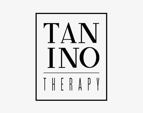 Un logotipo en blanco y negro para la terapia de bronceado.