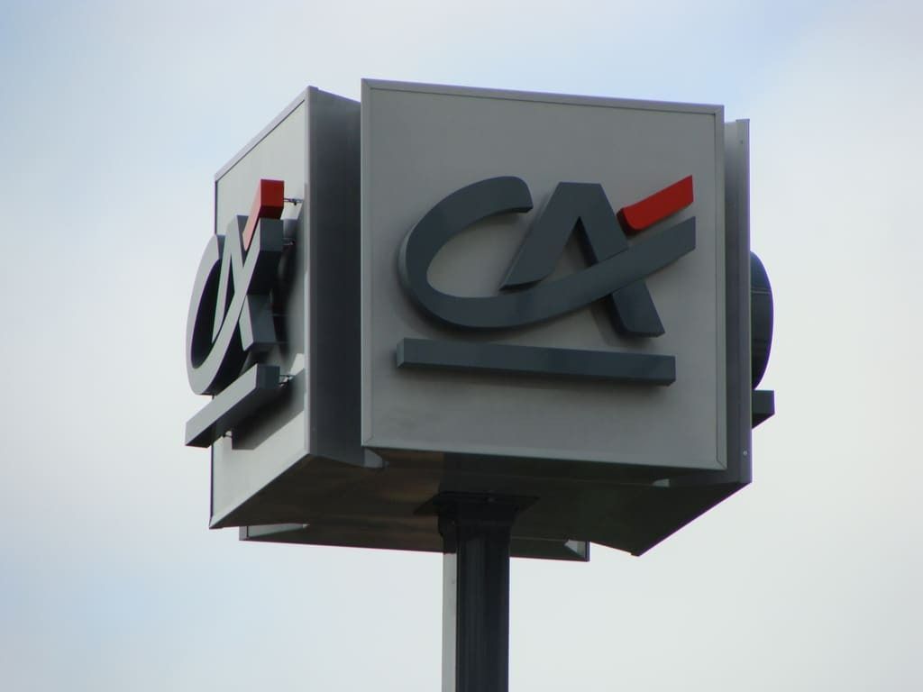 Le logo d'une banque