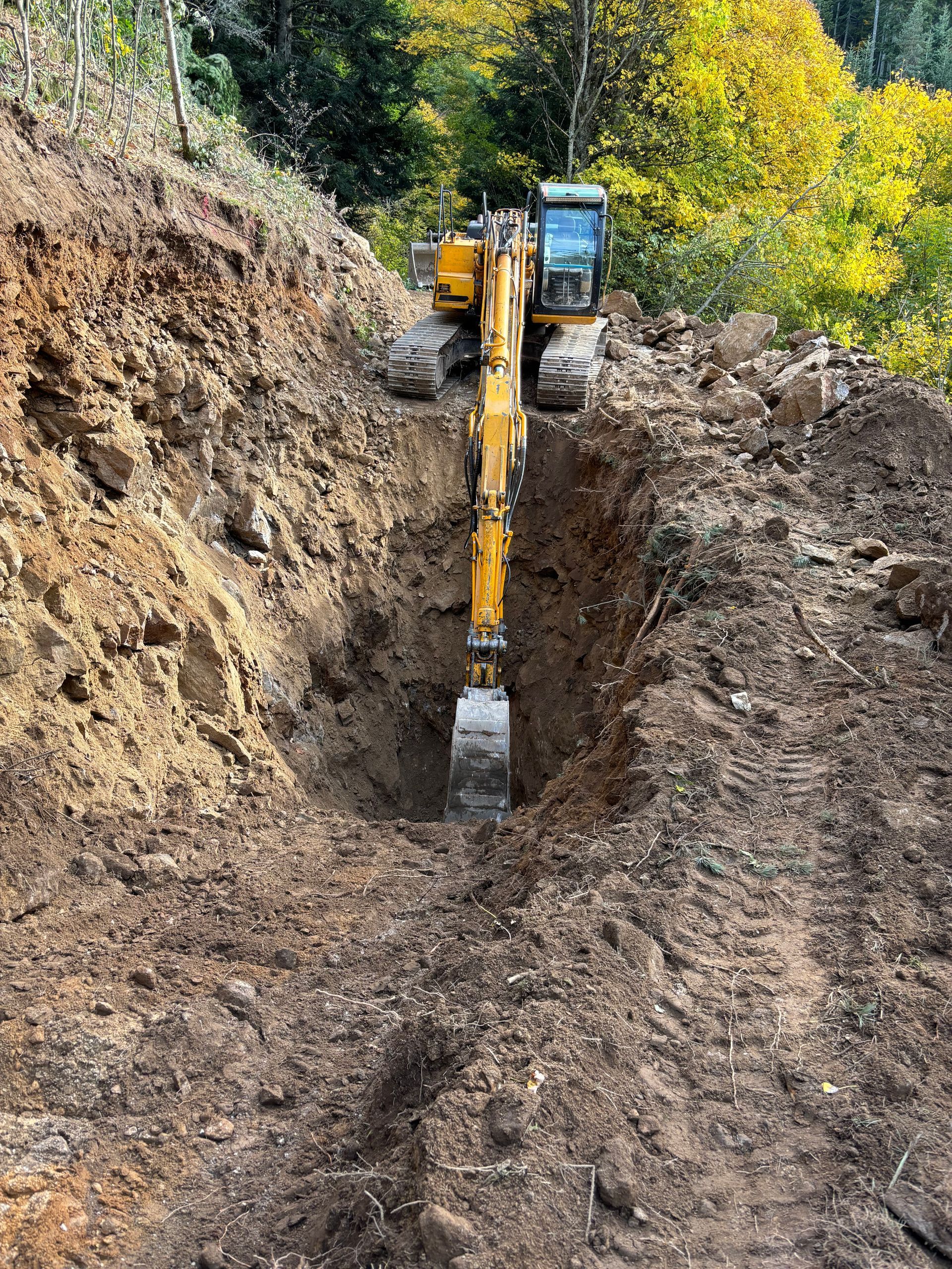 Travaux de captage d'eau