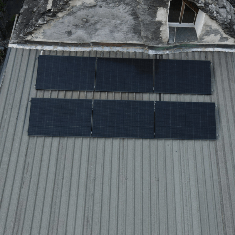 Pannelli solari su tetto